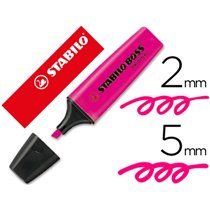 Rotulador Stabilo Boss Fluorescente 70 Rosa