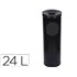 Cenicero Papelera Redondo 401 Negro Metalico 66X21,5 Cm