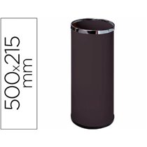Paraguero Metalico 301 Negro Aros Cromado 50X21,5 Cm