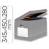 Cajon Elba Carton Color Gris Para 5 Cajas Archivo Definitivo 345X450X280Mm