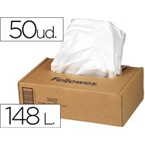 Bolsa De Residuos Fellowes Para Destructora De Documentoscaja Con 50 Und. Para Ps380 380Cc/420/420Cc/480Cc