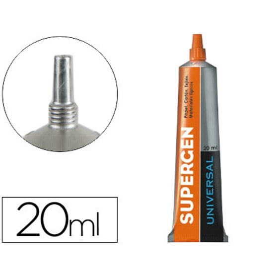 Pegamento Supergen Universal Transparente 20 Ml Unidad