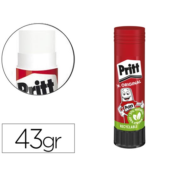 Pegamento Pritt En Barra 43 Gr Unidad