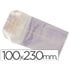 Bolsa Celofan 100X230 Mm Paquete 100 Unidades