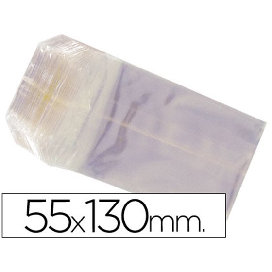 Bolsa Celofan 55X130 Mm Paquete 100 Unidades