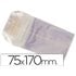 Bolsa Celofan 75X170 Mm Paquete 100 Unidades