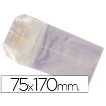 Bolsa Celofan 75X170 Mm Paquete 100 Unidades