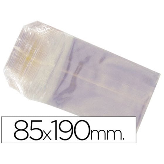 Bolsa Celofan 85X190 Mm Paquete 100 Unidades