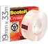Cinta Adhesiva Scotch Supertransparente 33 Mt X 19 Mm 600/1933Ci