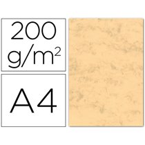 Cartulina Marmoleada Din A4 200 Gr. Ocre Paquete De 100 H