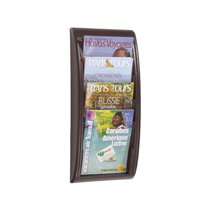 Expositor Mural Paperflow Din A4 Negro 4 Casillas 650X290X95 Mm