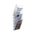 Expositor Mural Archivo 2000 De Pared 6 Bandejas Din A4 Transparente 155X239X665 Mm Separadores Moviles Ajustables