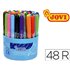 Rotulador Jovi Maxi 13 Mm Bote De 48 Unidades 12 Colores4 Unidades De Cada Color
