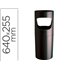 Paraguero Plastico Archivo 2000 Reciclado Color Negro 255 Mm Diametro X 640 Mm