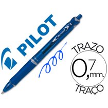 Boligrafo Pilot Acroball Azul Tinta Aceite Punta De Bola De 1,0Mm Retractil
