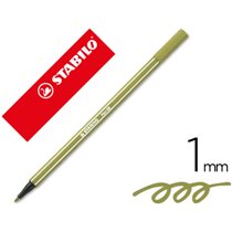 Rotulador Stabilo Acuarelable Pen 68 Verde Tierra 1 Mm