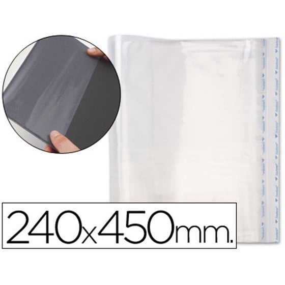 Forralibro Pp Ajustable Adhesivo 240X450Mm