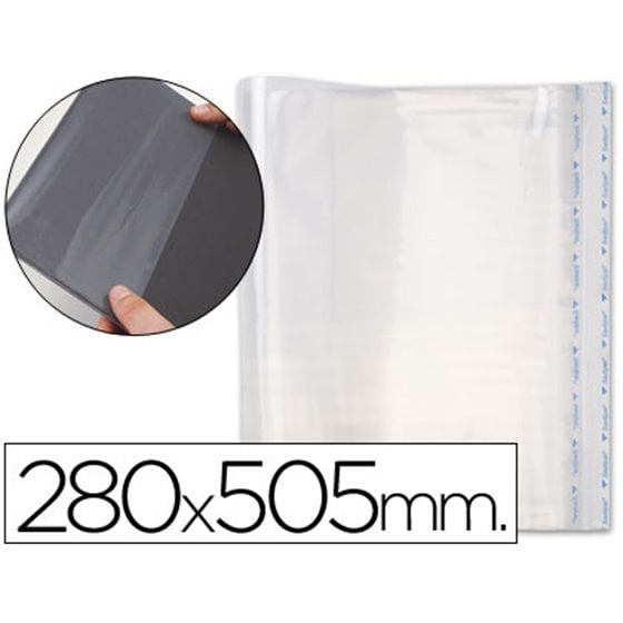 Forralibro Pp Ajustable Adhesivo 280X505 Mm