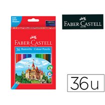 Lapices De Colores Faber-Castell C/36 Colores Hexagonal Madera Reforestada