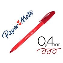 Boligrafo Paper Mate Inkjoy 100 Punta Media Trazo 1Mm Rojo