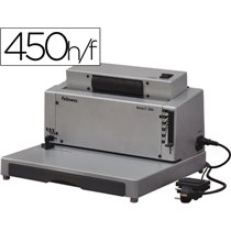 Encuadernadora Electrica Para Espiral Fellowes E-200R Perfora 20 H Encuaderna Hasta 450 H Paso 5:1