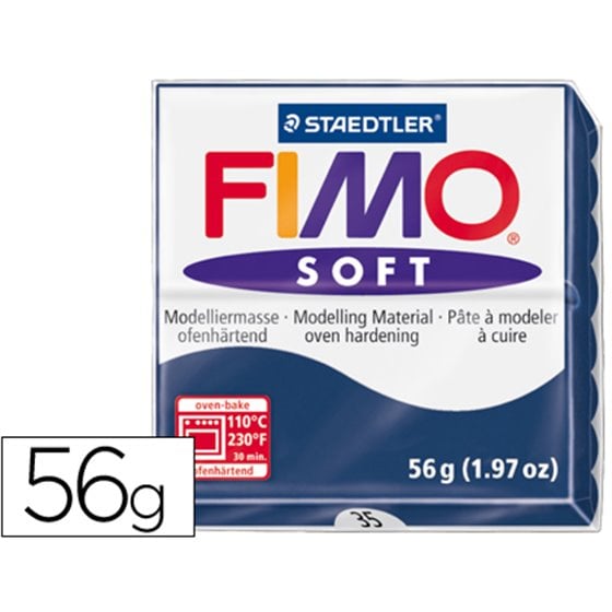 Pasta Staedtler Fimo Soft 57 Gr Color Azul Windsor