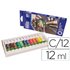 Pintura Oleo Artist Caja Carton De 12 Colores Surtidos Tubo De 12 Ml