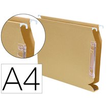 Carpeta Colgante Fade Din A4 Visor Lateral 250X330X30 Mm Kraft