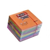 Bloc Notas Adhesivas FIXO Notes 76 x 76 mm. Pack x6 Colores