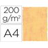 Papel Pergamino Din A4 200 Gr Color Marmol Amarillo Paquete De 25 Hojas