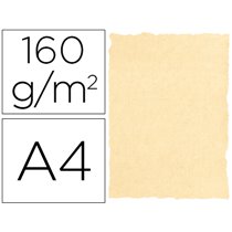 Papel Pergamino Din A4 160 Gr Color Pergamino Crema Paquete De 25 Hojas