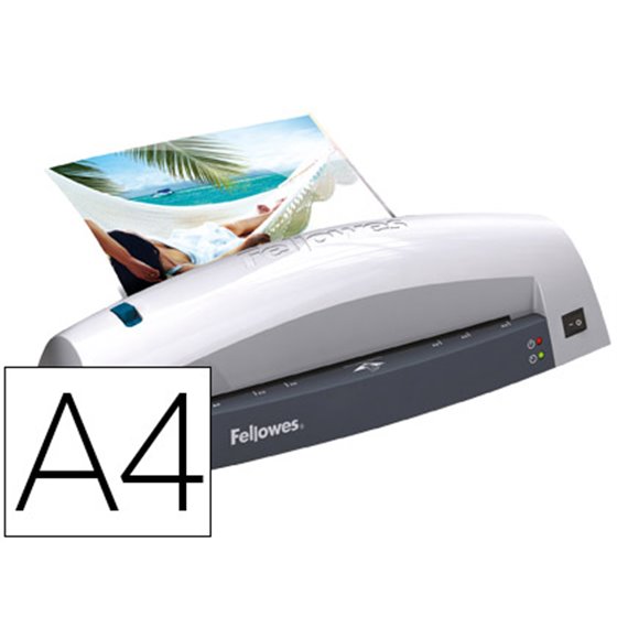 Plastificadora Fellowes Lunar Din A4 2 Rodillos Hasta 125 Micras