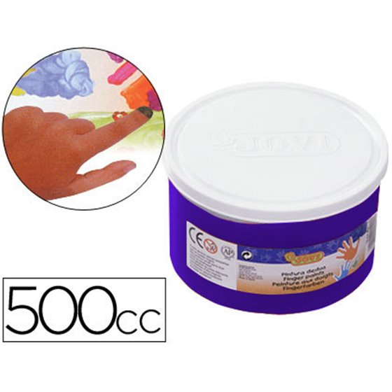 Pintura A Dedos Jovi 500 Cc Violeta