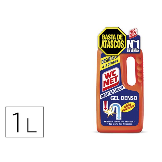 Desatascador De Tuberias Gel Wc Net Energy Botella De 1 Litro