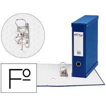 Modulo Pardo 1 Archivador De Palanca Folio 2 Anillas 70 Mm Azul 350X100X290 Mm