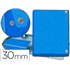 Carpeta Proyectos Pardo Folio Lomo 30 Mm Carton Forrado Azul Con Broche