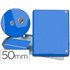 Carpeta Proyectos Pardo Folio Lomo 50 Mm Carton Forrado Azul Con Broche
