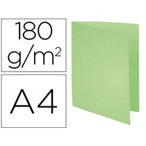 Subcarpeta Cartulina Reciclada Exacompta Din A4 Verde Prado Claro 170 G/M2