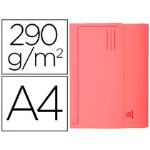 Subcarpeta Cartulina Con Bolsa Exacompta Din A4 Rojo 290 Gr