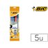 Boligrafo Bic Cristal Original Bolsa De 5 Unidades Colores Surtidos 2 Azul /1 Negro /1 Rojo /1 Verde