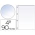 Funda Saro Pvc Cuarto Cuatro Taladros 90 Mc Cristal Caja De 100 Unidades
