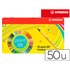 Rotulador Stabilo Punta De Fibra 0,4 Mm Point 88 Estuche Metal 50 Colores Surtidos