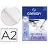 Bloc Dibujo Multitecnicas Canson Imagine Din A2 Encolado Liso 42X59,4 Cm 50 Hojas 200 Gr