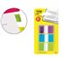 Banderitas Separadoras Post-Index 680-Roy Verde Azul Y Violeta Dispensador Funda 3X20