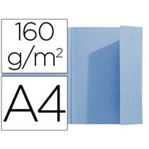 Subcarpeta Exacompta Din A4 Azul 160G/M2 Con Solapa Interior