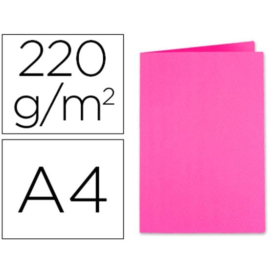 Subcarpeta Cartulina Exacompta Din A4 Fucsia 220 Gr