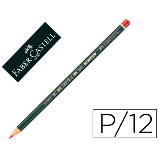 Lapices Copiativo Faber Castell Rojo Unidad