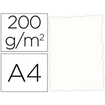 Papel Pergamino Din A4 Troquelado 200 Gr Color Rustico Blanco Paquete De 25 Hojas