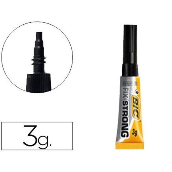 Pegamento Bic Fix Strong 3 Gr Adhesivo Extra Fuerte