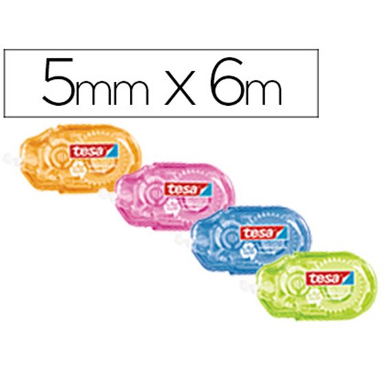 Corrector Tesa Cinta Mini 5 Mm X 6 M